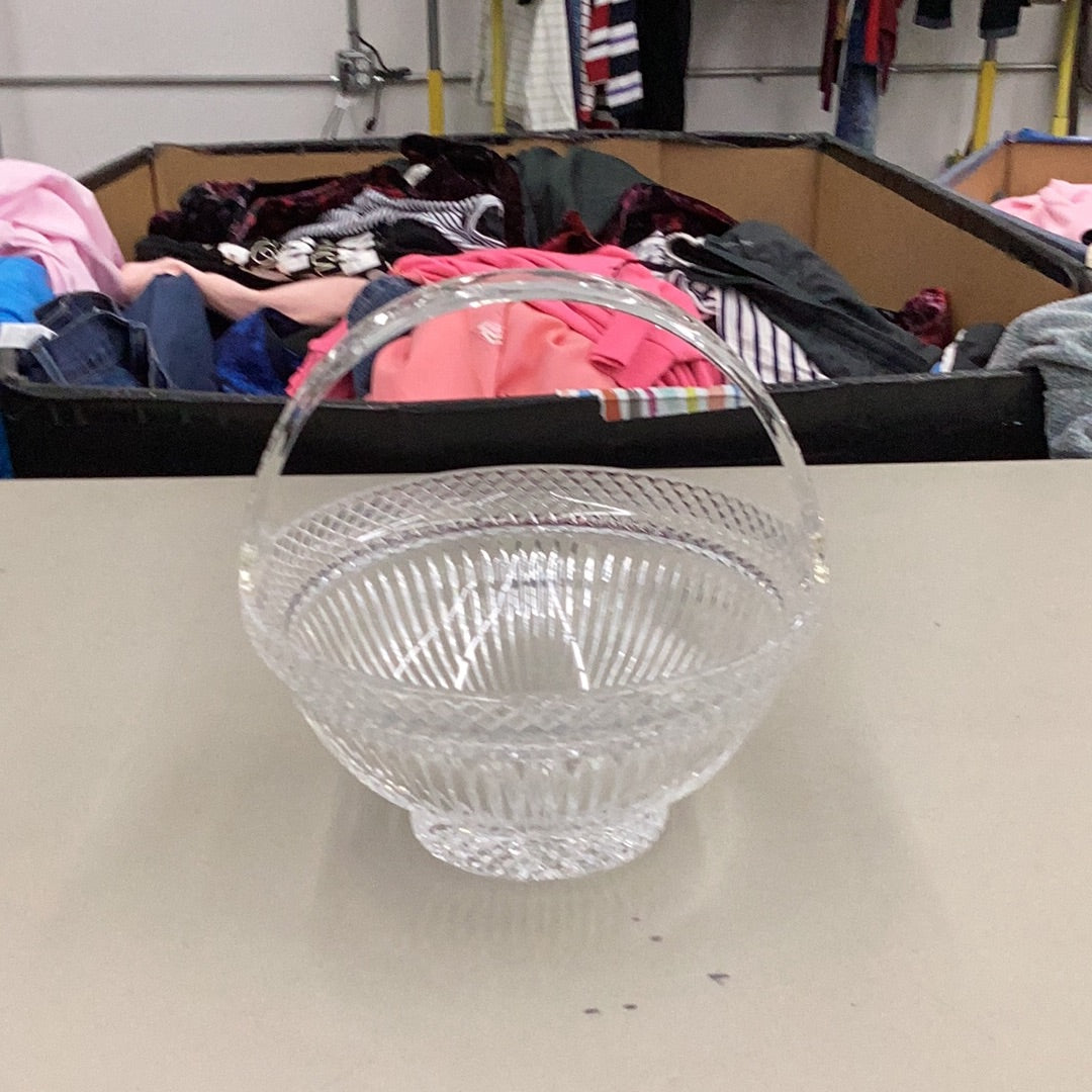 Crystal Bowl with handle