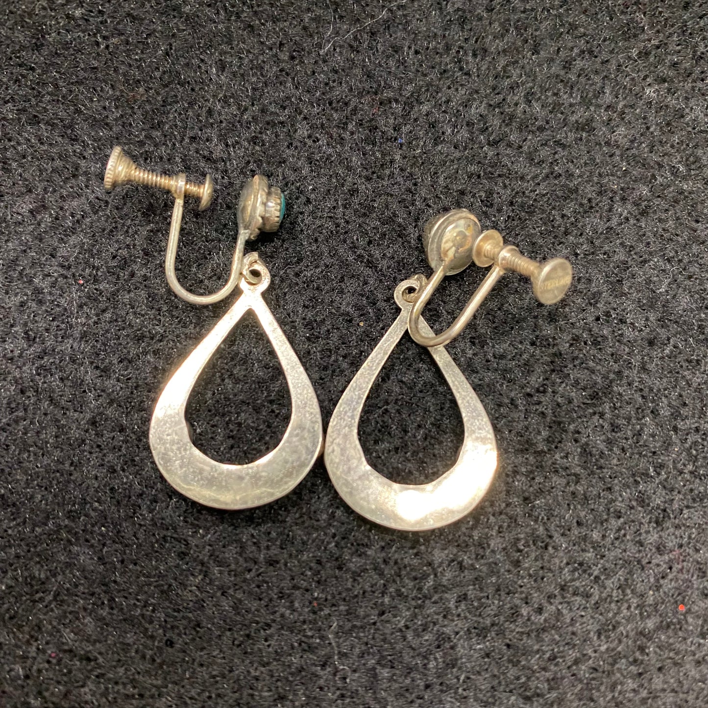 Vintage Zuni Petitpoint earrings